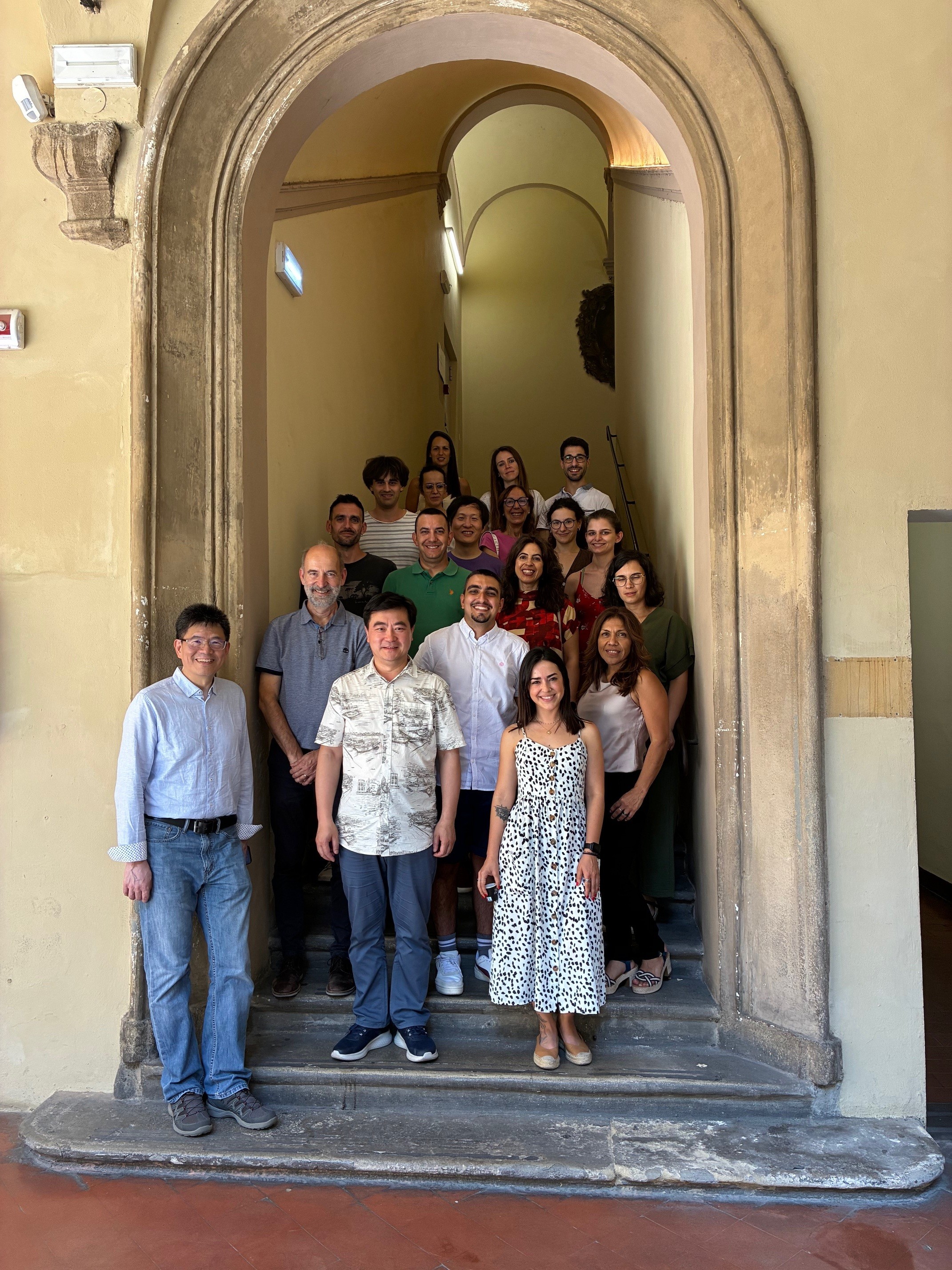 AMRAMR group picture in Sala Armi Palazzo Malezzi